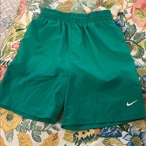 Nike boys shamrock green Athletic Shorts